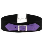 Velvet Necklace with Metal Buckle - Image 6