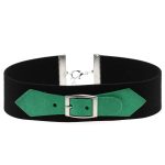 Velvet Necklace with Metal Buckle - Image 8