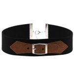 Velvet Necklace with Metal Buckle - Image 9