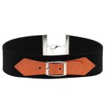 Velvet Necklace with Metal Buckle - Image 13