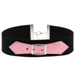 Velvet Necklace with Metal Buckle - Image 2