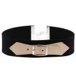 Velvet Necklace with Metal Buckle - Image 5