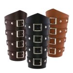 Leather Waxed Cycling Belt Buckle Bracers - Image 7