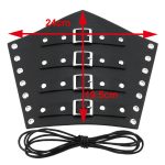 Leather Waxed Cycling Belt Buckle Bracers - Image 9