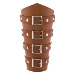 Leather Waxed Cycling Belt Buckle Bracers - Image 3