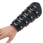 Waxed Cycling Round Ring Buckle Bracers - Image 6