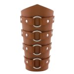 Waxed Cycling Round Ring Buckle Bracers - Image 10
