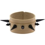 Tapered Stud Double Leather Bracelet - Image 10
