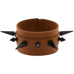Tapered Stud Double Leather Bracelet - Image 17