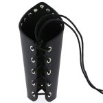 Leather Waxed Cycling Bracers - Image 7