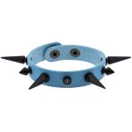 One Row Studded PU Leather Bracelet - Image 15