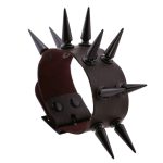 Two Row Studded PU Leather Bracelet - Image 16