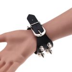 Punk PU leather Rivetbracelet - Image 6