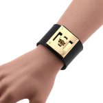 Alloy Buckle Wide Bracelet - Image 6