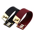 Alloy Buckle Wide Bracelet - Image 7