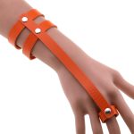 PU Leather Ring Wrist Bracelet - Image 6