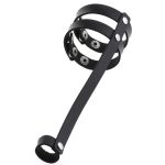 PU Leather Ring Wrist Bracelet - Image 7