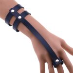 PU Leather Ring Wrist Bracelet - Image 9