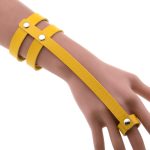 PU Leather Ring Wrist Bracelet - Image 10