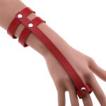PU Leather Ring Wrist Bracelet - Image 3