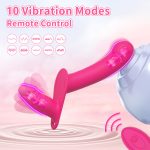 Vibrating Silicone Double End Lesbian Strap On Vibrator - Image 5