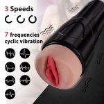 Dot  - Vagina Vibrating Male Masturbation Cup - Image 4