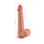 9.65" Sliding Skin Dual layer Dick - Image 2