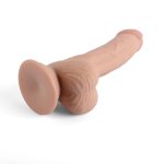 7.6'' Sliding Skin Dual Layer Dong- Whole testicles Balls - Image 4