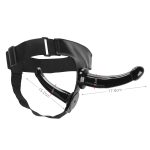 Black Magic Unisex Strap-On Dildo for both receiver and wearer - Image 2