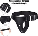 Black Magic Unisex Vibrating Strap-On Dildo - Image 4