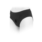 Versatile Unisex Strap-On Harness Briefs Kit with Dual Layer Bendable Dildo 7.5?? - Image 3