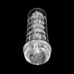 Ice Girl Clear Textured Masturbation Cup - Image 3